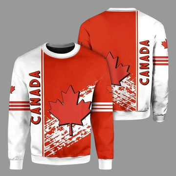Canada Coat Of Arms Sweater Quarter Style J7 ? Usalast