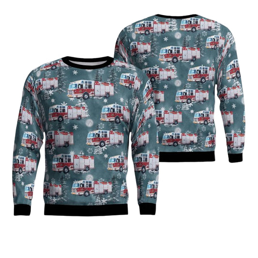 Canada Vaughan Fire and Rescue Services AOP Sweater ? FS01 ? Usalast