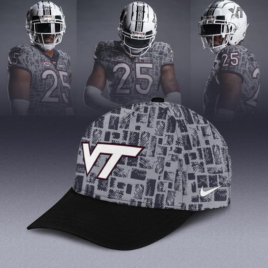 Virginia Tech Hokies 2025 Gray Camo Limited Edition T-shirt | xQ89 Moonbestprint