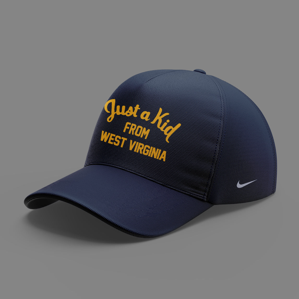 Limited Edition West Virginia "Just a kid from West Virginia Mountaineers" Navy TShirt v2 | AH65 Moonbestprint