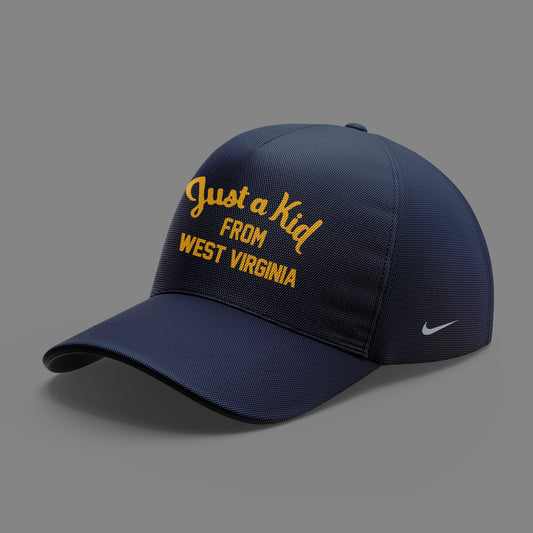 Limited Edition West Virginia "Just a kid from West Virginia Mountaineers" Navy TShirt v2 | AH65 Moonbestprint