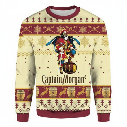 Captain Morgan Ugly 3D Christmas Sweater ? Usalast