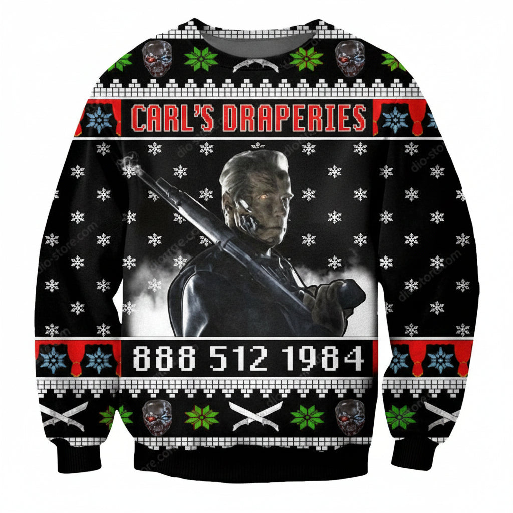 Carls Draperies Ugly Christmas Sweater ? Usalast