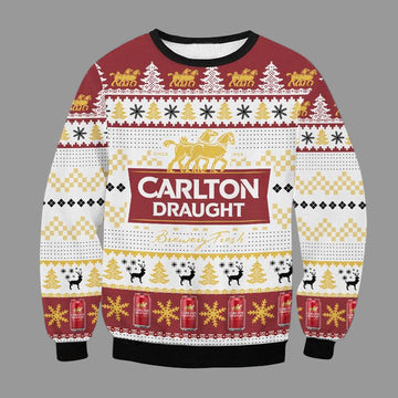 Carlton Draught Beer Ugly Christmas Sweater 2022 ? Usalast