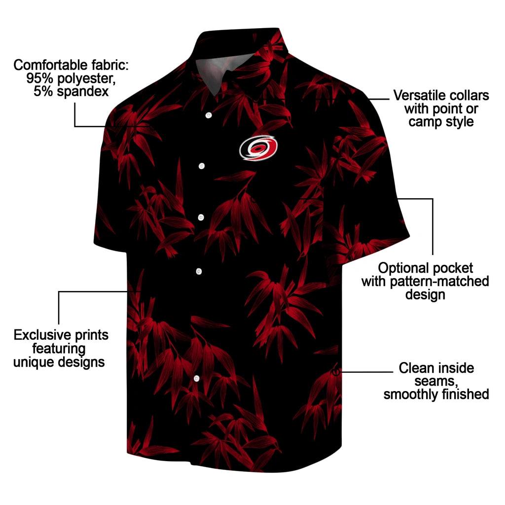 Carolina Hurricanes Hawaiian Shirt - Bamboo Branches – Moonbestprint