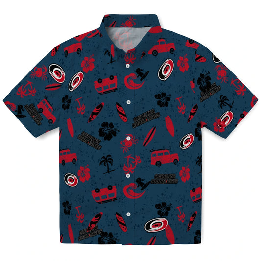Carolina Hurricanes Hawaiian Shirt - Beach Vibe - Moonbestprint