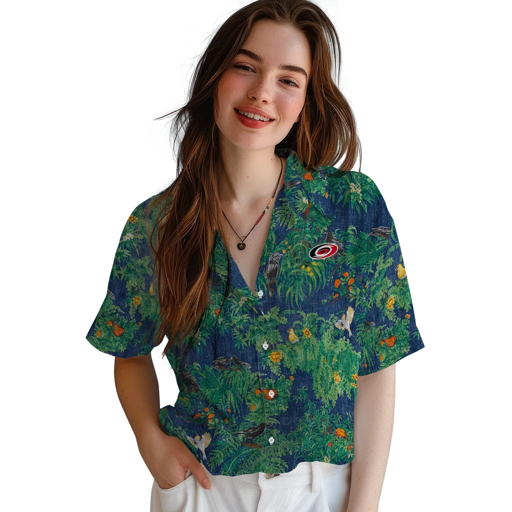 Carolina Hurricanes Hawaiian Shirt - Bird Canopy – Moonbestprint
