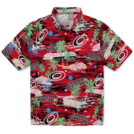 Carolina Hurricanes Flamingo Retreat 2026 Hawaiian Shirt – Moonbestprint
