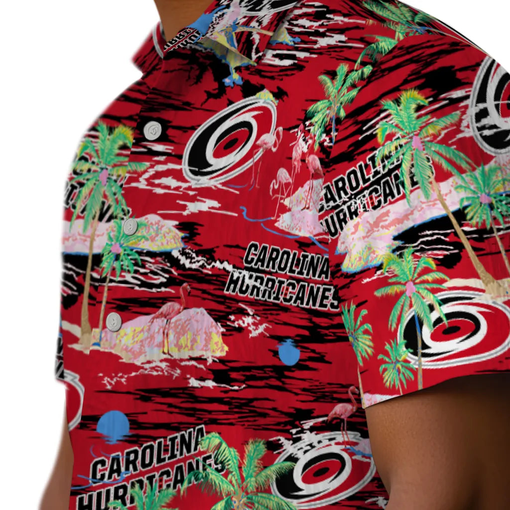 Carolina Hurricanes Flamingo Retreat 2026 Hawaiian Shirt – Moonbestprint