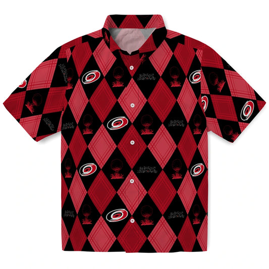 Carolina Hurricanes Hawaiian Shirt - Golfing Plaid – Moonbestprint