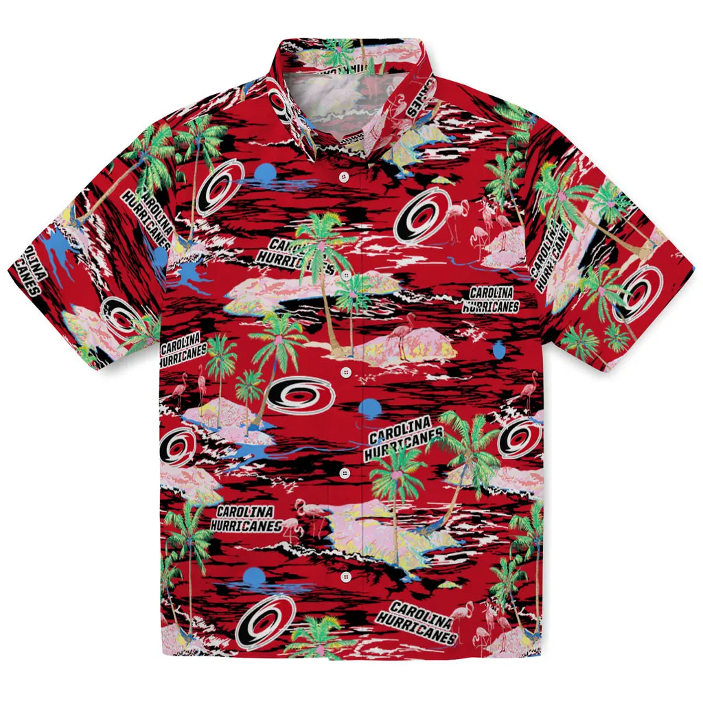 Carolina Hurricanes Hawaiian Shirt - Hawaii Island | Moonbestprint