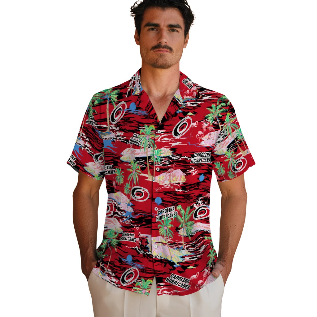Carolina Hurricanes Hawaiian Shirt - Hawaii Island | Moonbestprint