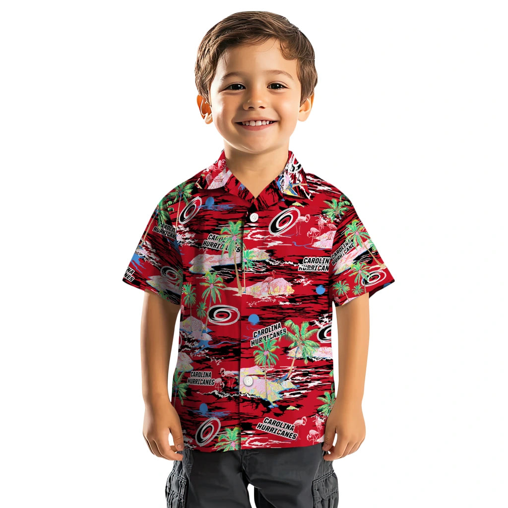 Carolina Hurricanes Hawaiian Shirt - Hawaii Island | Moonbestprint