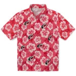 Carolina Hurricanes Hawaiian Shirt - Hibiscus Cluster – Moonbestprint