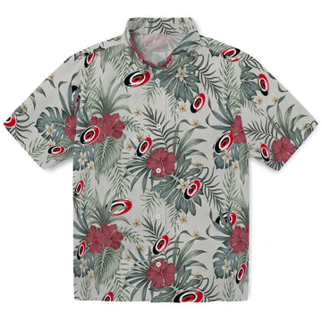 Carolina Hurricanes Hawaiian Shirt - Hibiscus Designs – Moonbestprint