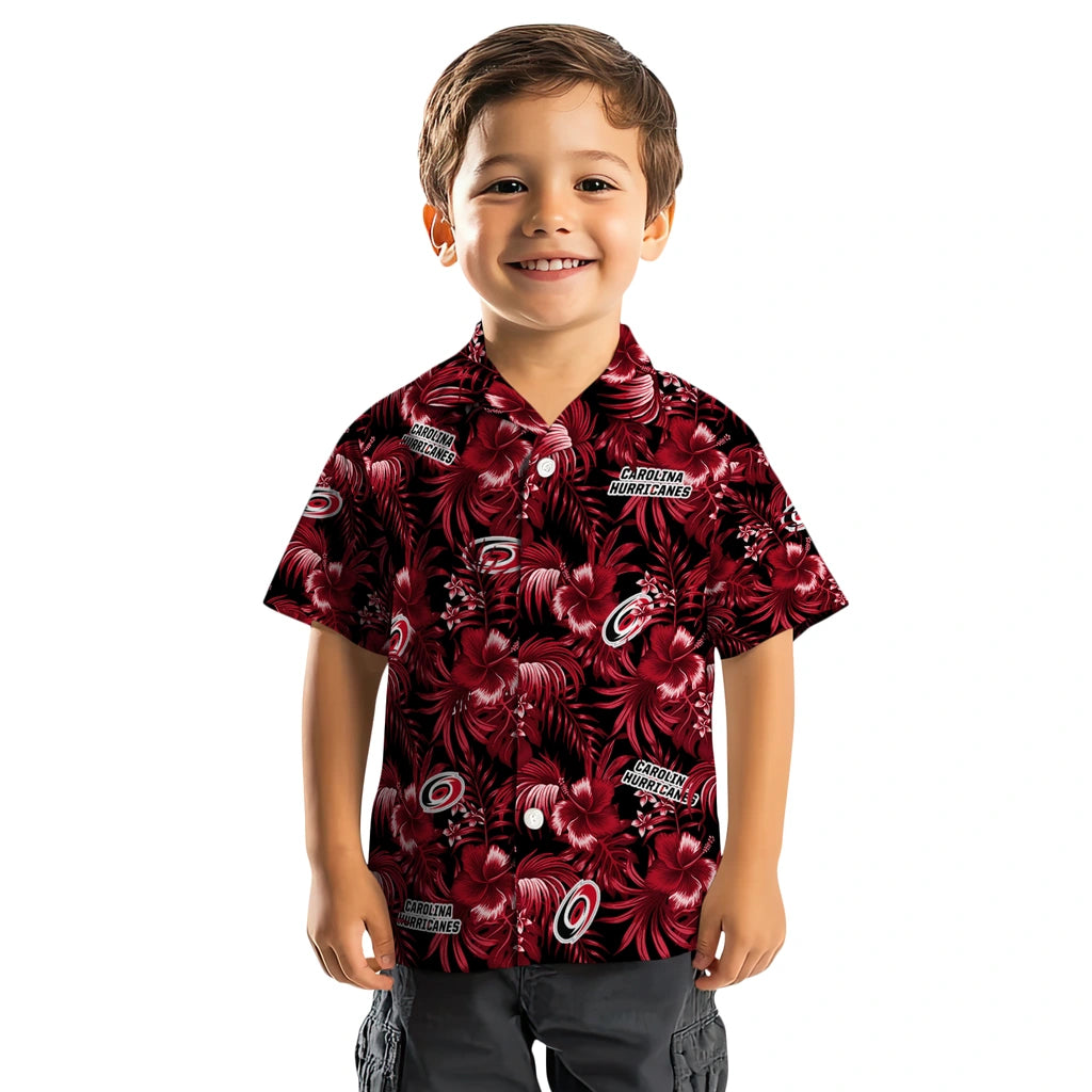 Carolina Hurricanes Hawaiian Shirt - Hibiscus Exotic – Moonbestprint