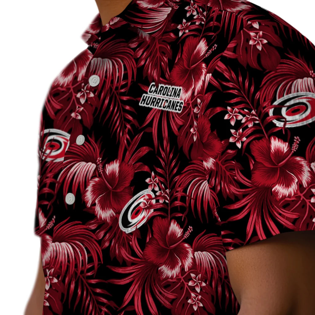 Carolina Hurricanes Hawaiian Shirt - Hibiscus Exotic – Moonbestprint
