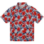Carolina Hurricanes Hawaiian Shirt - Hibiscus Fiesta – Moonbestprint