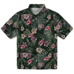 Carolina Hurricanes Hawaiian Shirt - Hibiscus Leaves Pattern – Moonbestprint