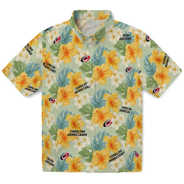 Carolina Hurricanes Hawaiian Shirt - Hibiscus Mood – Moonbestprint