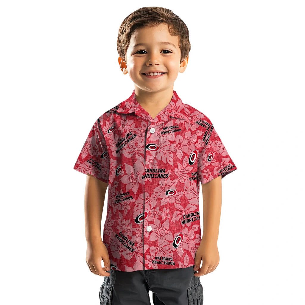 Carolina Hurricanes Hawaiian Shirt - Hibiscus Oasis – Moonbestprint