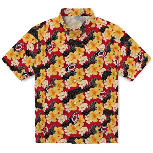 Carolina Hurricanes Hawaiian Shirt - Hibiscus Tropics | Moonbestprint