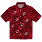 Carolina Hurricanes Hawaiian Shirt - Leaf Outline – Moonbestprint