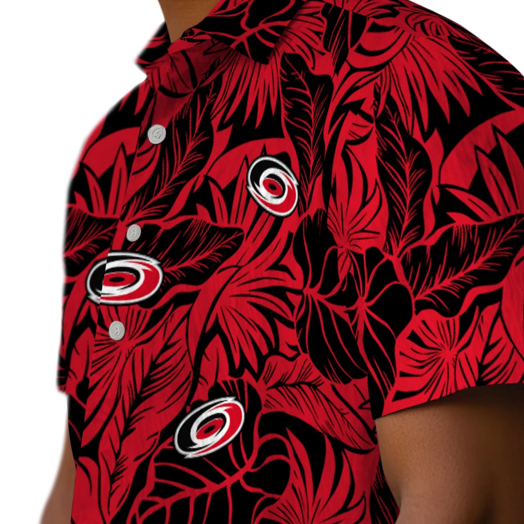 Carolina Hurricanes Hawaiian Shirt - Monstera Layer – Moonbestprint