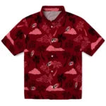 Carolina Hurricanes Hawaiian Shirt - Palm And Clouds – Moonbestprint