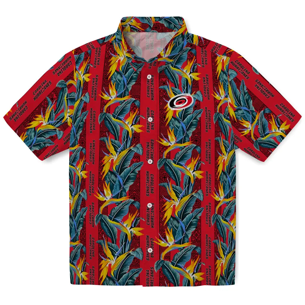 Carolina Hurricanes Hawaiian Shirt - Paradise Vines – Moonbestprint