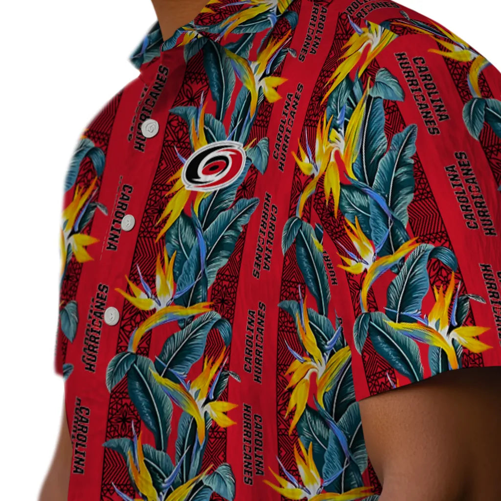 Carolina Hurricanes Hawaiian Shirt - Paradise Vines – Moonbestprint