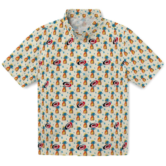Carolina Hurricanes Hawaiian Shirt - Pineapple Delight - Moonbestprint