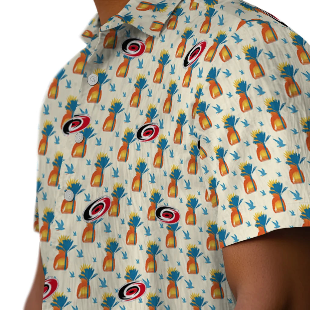 Carolina Hurricanes Hawaiian Shirt - Pineapple Delight – Moonbestprint