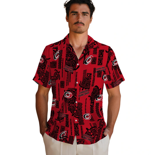 Carolina Hurricanes Hawaiian Shirt - Turtle Lines – Moonbestprint