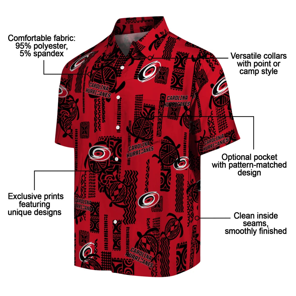 Carolina Hurricanes Hawaiian Shirt - Turtle Lines – Moonbestprint