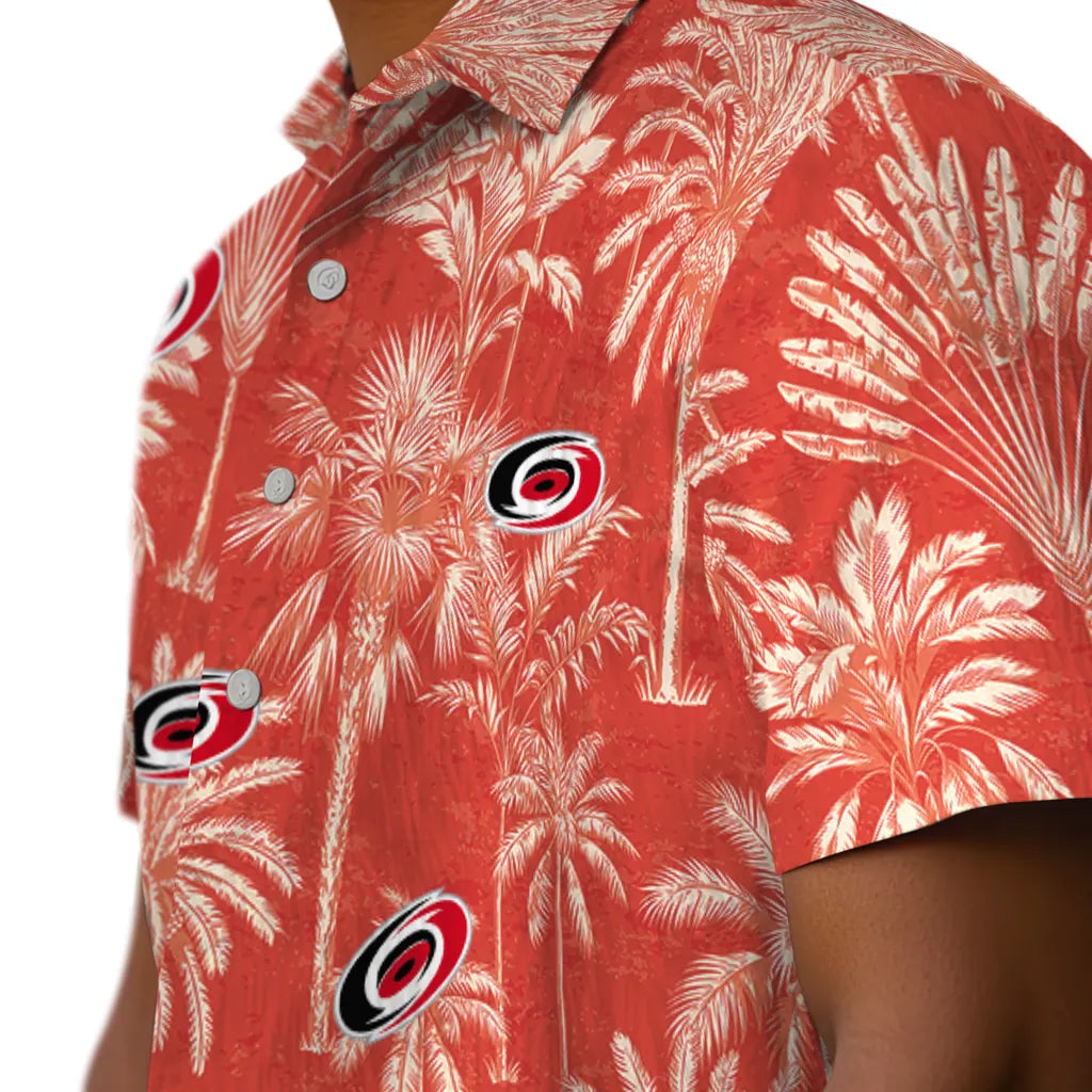 Carolina Hurricanes Hawaiian Shirt - Vintage Palm Tree – Moonbestprint