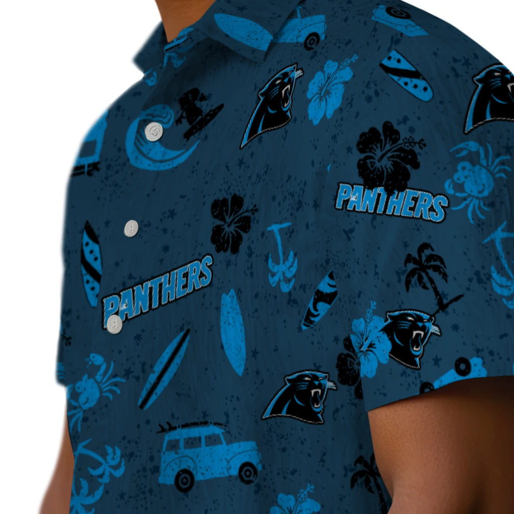 Carolina Panthers Hawaiian Shirt - Beach Vibe | Moonbestprint