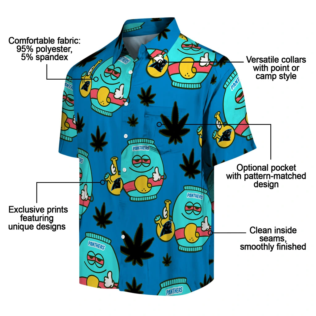 Carolina Panthers Hawaiian Shirt - Chill Vibe | Moonbestprint