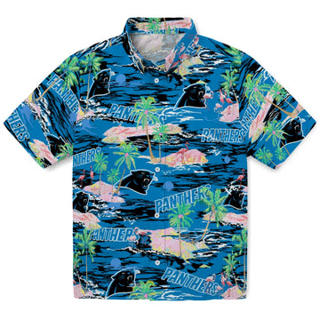 Carolina Panthers Flamingo Retreat 2026 Hawaiian Shirt – Moonbestprint