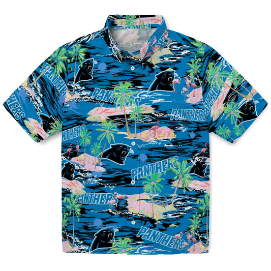 Carolina Panthers Flamingo Retreat 2026 Hawaiian Shirt – Moonbestprint