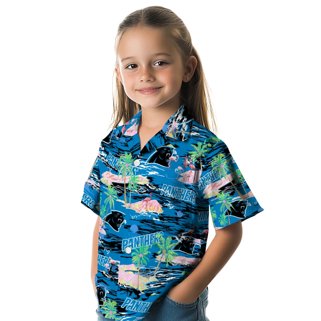 Carolina Panthers Flamingo Retreat 2026 Hawaiian Shirt – Moonbestprint