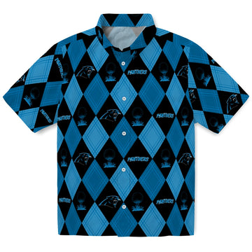 Carolina Panthers Hawaiian Shirt - Golfing Plaid | Moonbestprint