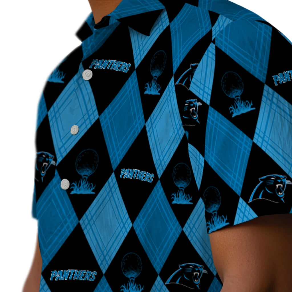 Carolina Panthers Hawaiian Shirt - Golfing Plaid | Moonbestprint