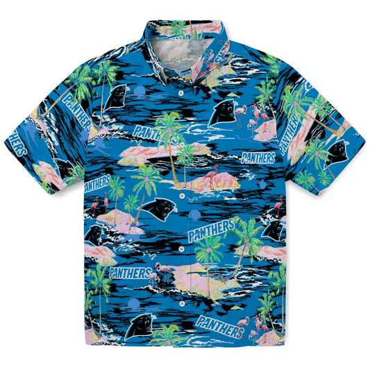 Carolina Panthers Hawaiian Shirt - Hawaii Island | Moonbestprint