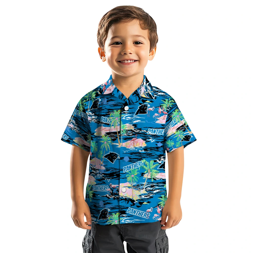 Carolina Panthers Hawaiian Shirt - Hawaii Island | Moonbestprint