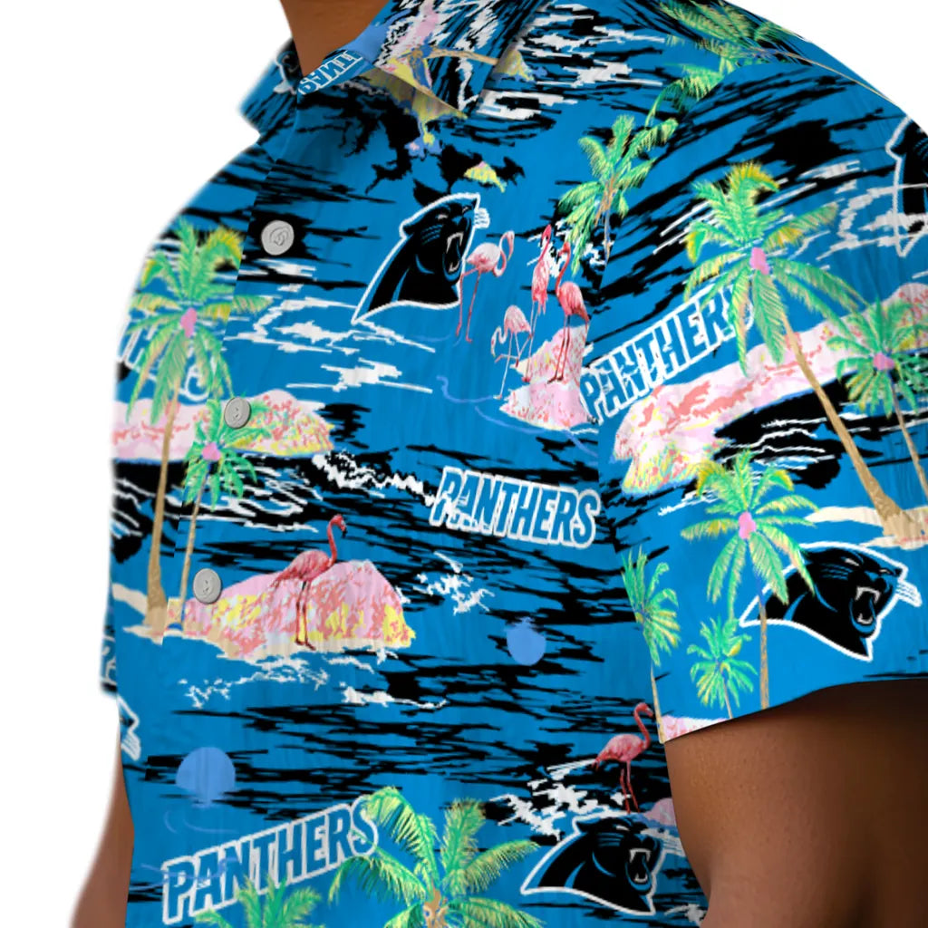 Carolina Panthers Hawaiian Shirt - Hawaii Island | Moonbestprint