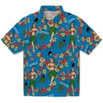Carolina Panthers Hawaiian Shirt - Hawaiian Girls Design | Moonbestprint