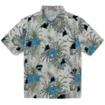 Carolina Panthers Hawaiian Shirt - Hibiscus Designs | Moonbestprint
