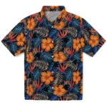 Carolina Panthers Hawaiian Shirt - Hibiscus Foliage | Moonbestprint