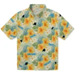 Carolina Panthers Hawaiian Shirt - Hibiscus Mood | Moonbestprint
